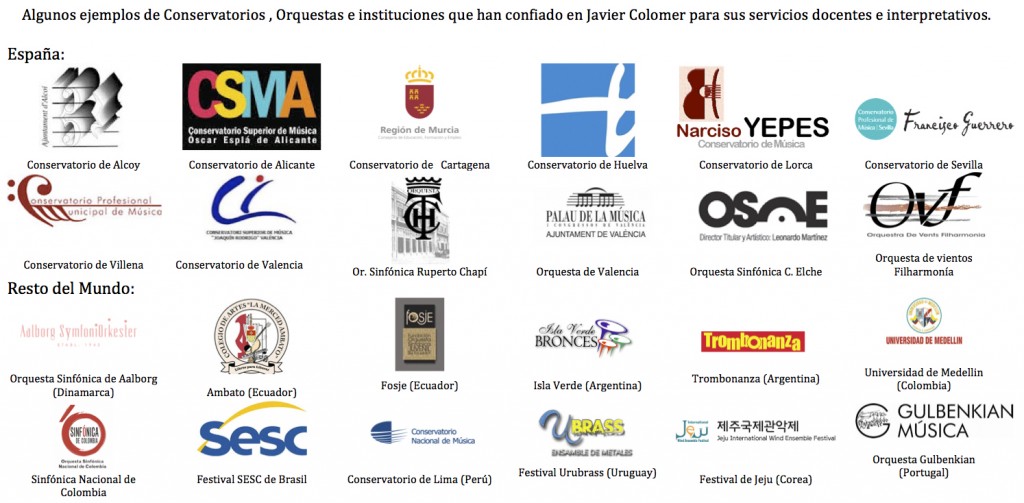 Algunos ejemplos de Conservatorios