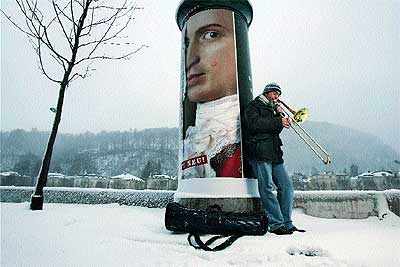 trombonista practicando